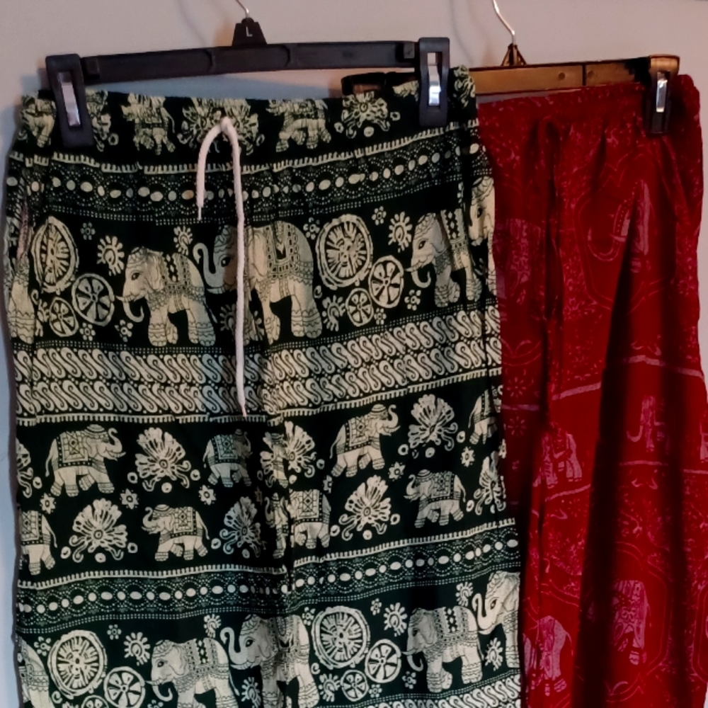 2 pairs of harem pants